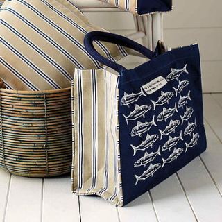 hamptons beach bag by london garden trading