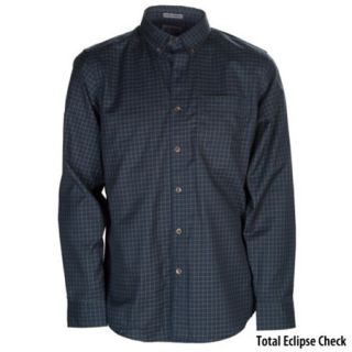 Guide Series Mens Wrinkle Resistant Twill Long Sleeve Plaid Shirt 617448