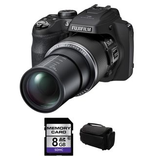Fujifilm FinePix SL1000 16.2 MP Black Digital Camera 8GB Bundle Fujifilm Point & Shoot Cameras