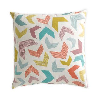 chevrons cushion by sian elin