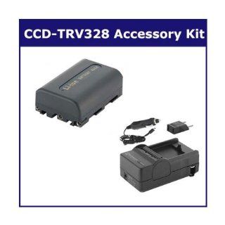 Sony CCD TRV328 Camcorder Accessory Kit includes SDNPFM50 Battery, SDM 101 Charger  Camera & Photo