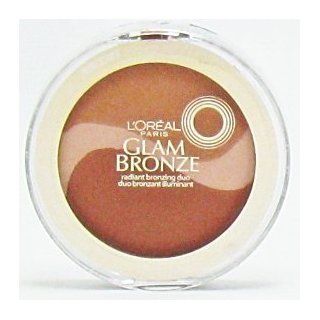 L'oreal Paris Glam Bronze Radiant Bronzing Duo #350 Glistening Glow  Blush Bronzer  Beauty