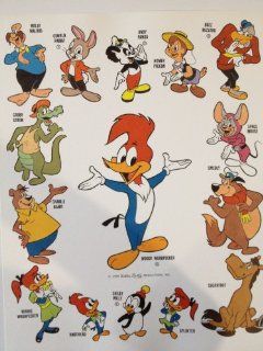 Lithograph Woody Woodpecker & Friends  Collectible Figurines  