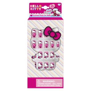 Hello Kitty Scented Press On False Nails   20 pc