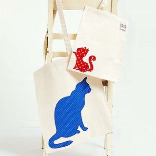 mummy cat and kitten tote bags by ella & oscar