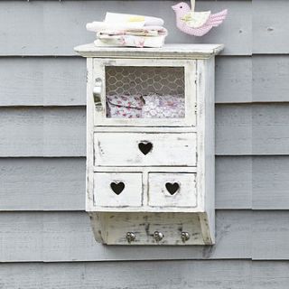 vintage style cupboard with three drawers by retreat home