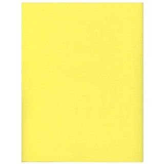 Primary Yellow 8 1/2 x 11 43lb Paper Chartham Color Translucent Cover   50 per pack  Multipurpose Paper 