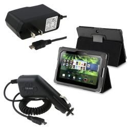 Leather Case/ Travel/ Car Charger Adapter for BlackBerry PlayBook BasAcc Tablet PC Accessories