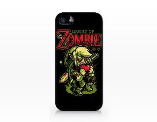 TIP5 321 Zelda Legend   Zombie, 2D Printed Black case, iPhone 5 case, Hard Plastic Case Cell Phones & Accessories