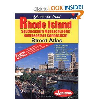 Rhode Island Atlas Arrow Map Inc. 9781557511225 Books
