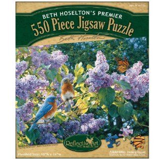 Reflective Art Spring Interlude Jigsaw Puzzle, 550 Piece Toys & Games