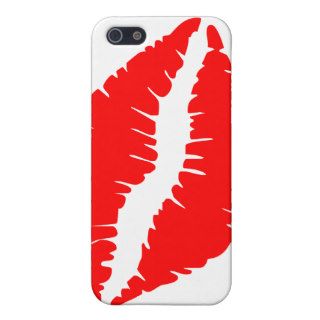 Red Lips Kiss Cover For iPhone 5