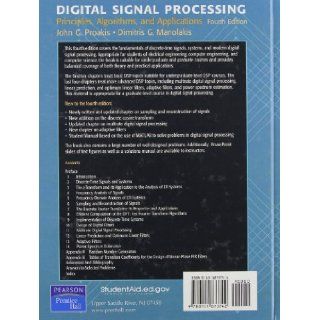 Digital Signal Processing (4th Edition) John G. Proakis, Dimitris K Manolakis 9780131873742 Books