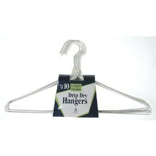 Vinyl Coated Drip Dry Hanger (Set of 10)   Standard Hangers