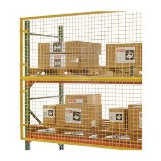 Pallet Rack Protector, 144W x 48H, Yellow