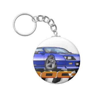 Blue IROC Z Keychain