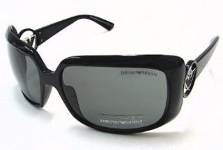 Emporio Armani EA 9611/S Sunglasses 9611S Shiny Black D28R6 Shades Clothing