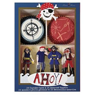 ahoy there pirate cupcake kit by posh totty designs interiors