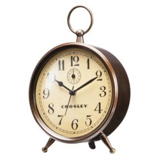 Crosley Analog Clock with Finial   Antique Bronze