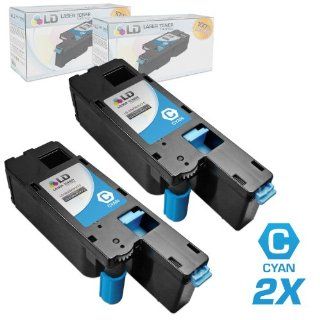 LD © Set of 2 Compatible Toners to Replace Dell 332 0399 (4G9HP) Black Toner Cartridges for your Dell C1660w Color Printer Electronics