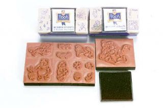 Winnie the Pooh Rubber Stamp Set —