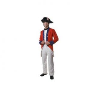 Colonial Soldier Adult Halloween Costume Size Small Clothing