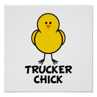 Trucker Chick Poster