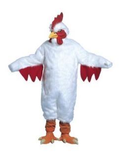 Chicken Suit in white Adult Sized Costumes Clothing