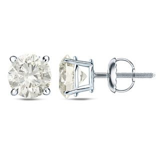 Auriya Platinum 1 Ct to 2 Ct TDW Certified Round Diamond Stud Earrings (H I, SI1 SI2) Auriya Diamond Earrings