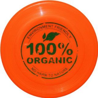 Eurodisc 110g Kids Ultimate Frisbee Flying Disc 98% ORGANIC MATERIAL   BRIGHT ORANGE  Sports & Outdoors