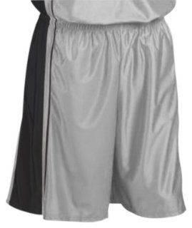 Teamwork Adult/Youth Dazzle Basketball Shorts 334 SILVER/BLACK A3XL 9 INSEAM  Sports & Outdoors