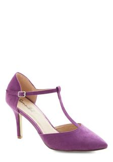 Get It, Got It, Go See Heel in Lavender  Mod Retro Vintage Heels