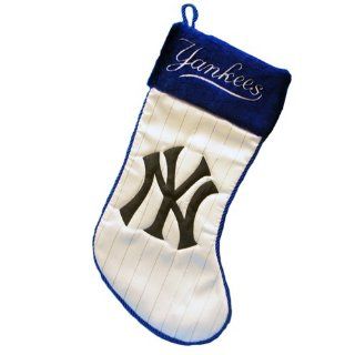 Kurt Adler 19 Inch New York Yankees Applique Stocking   Yankee Christmas Stockings
