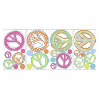 Roommates Peace Signs Wall Decals