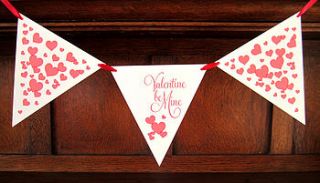 valentine bunting by lovat press