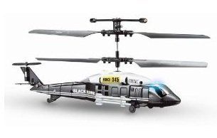 RC Black Hawk Helicopter 345 Toys & Games