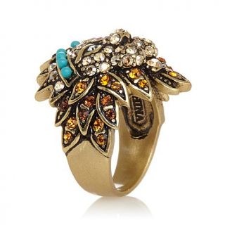 Heidi Daus "Bling of the Jungle" Crystal Accented Ring