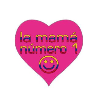 La Mamá Número 1   Number 1 Mom in Colombian Sticker
