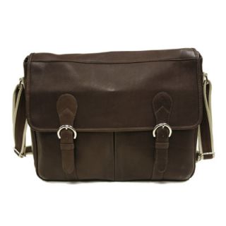 Piel Leather Entrepreneur Classic Expandable Messenger Bag
