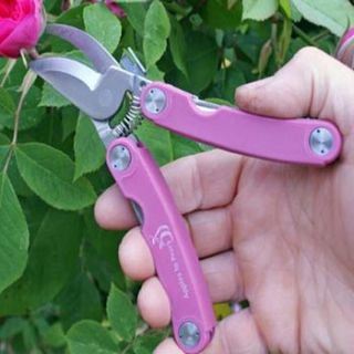 pink secateurs by country garden gifts