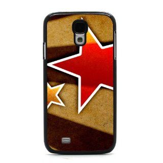 Generic (Stars And Stripes) Hard Plastic and Painted Aluminum Hybrid Case With Screen Protector for Samsung Galaxy S4 (I9500 / I9505 / I9505G) / SGH i337 Cell Phones & Accessories