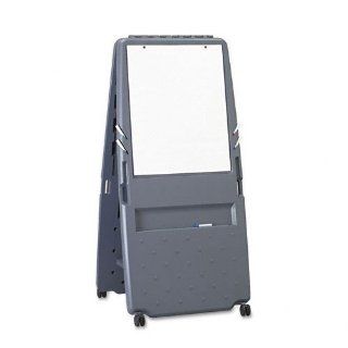 Iceberg Presentation Flipchart Easel with Dry Erase Surface, 33 x 28, Gray  Utility Tables 
