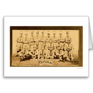 Pittsburgh Pirates Team 1913 Greeting Card