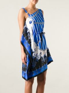 Versace Collection Graphic Print Dress