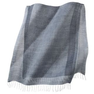 Merona® Solid Scarf with Fringe   Gray