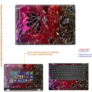 Decalrus   Matte Decal Skin Sticker for LENOVO IdeaPad Yoga 11 11S Ultrabooks with 11.6" screen (IMPORTANT NOTE compare your laptop to "IDENTIFY" image on this listing for correct model) case cover Mat_yoga1111 346 Computers & Accessor