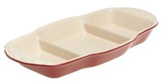 Weir in Your Kitchen 3 Section Serving Tray, Cayenne Kitchen & Dining