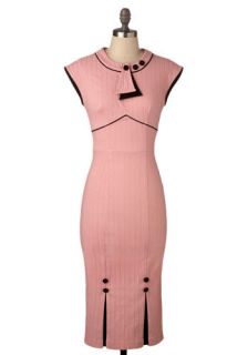 Stop Staring Gentlemen Prefer Pink Dress  Mod Retro Vintage Dresses