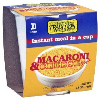 Tradition Macaroni & Cheese, Instant Meal In A Cup, 2.75 Ounce (Pack of 12)  Macaroni And Cheese  Grocery & Gourmet Food