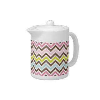 Hipster Pink Brown Chevron Andes Zigzag Pattern